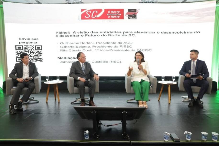 Joinville: Adriano Silva e lideranças discutem futuro econômico em evento crucial