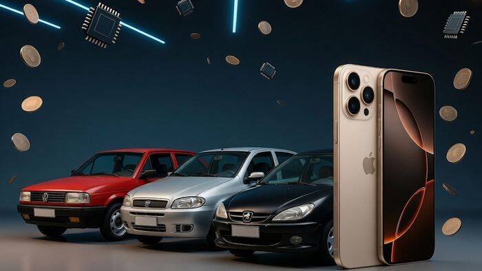 Peugeot, Fiat e Volkswagen oferecem carros usados mais baratos que iPhone 17 Pro Max