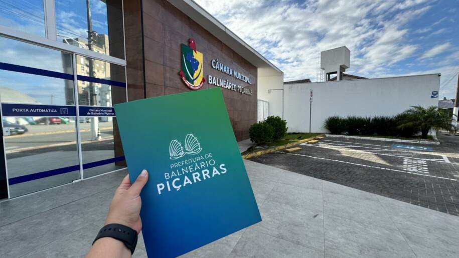 Prefeito Tiago Baltt protocola projeto para Guarda Municipal Armada em Piçarras