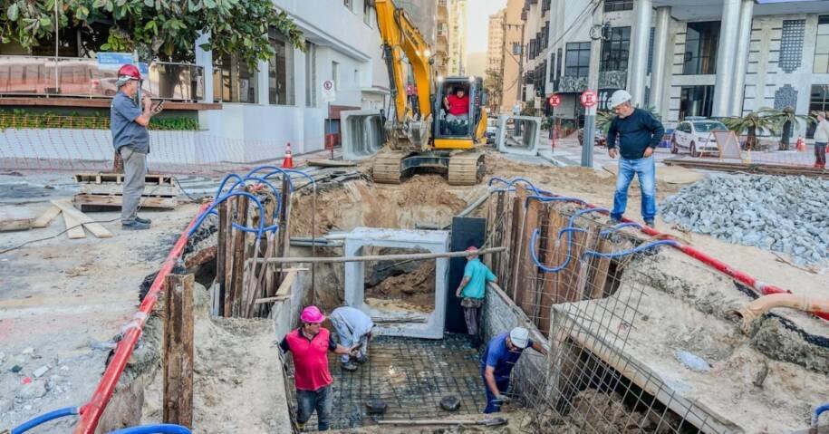 Prefeitura de Balneário Camboriú avança em macrodrenagem e expande obras