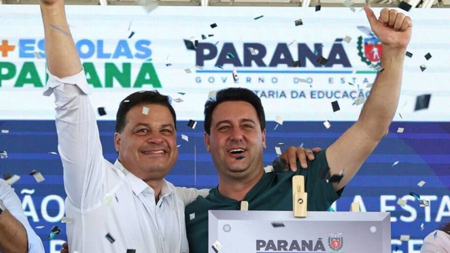 Ratinho Junior confirma Sandro Alex como pré-candidato ao governo do Paraná em 2026