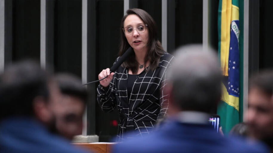 Renata Abreu confirma apoio do Podemos a Tarcísio de Freitas em evento tenso