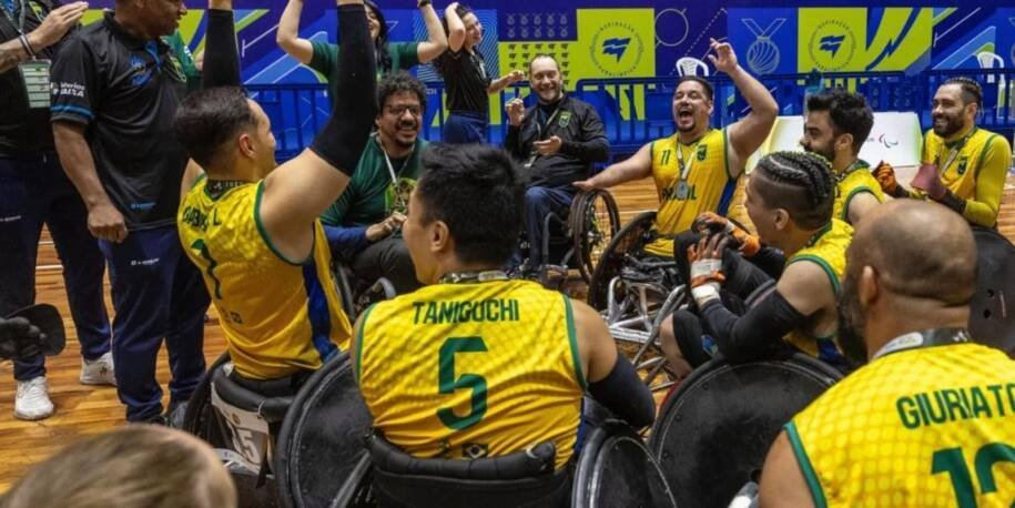 Seleção Brasileira de Rúgbi em Cadeira de Rodas Vence Grã-Bretanha em Torneio Internacional
