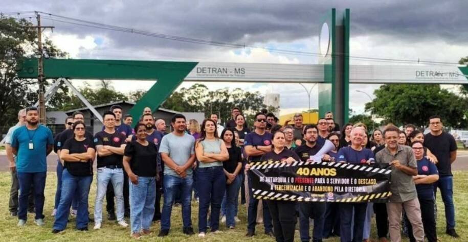 Sindetran-MS anuncia greve geral e servidores pressionam por valorização urgente