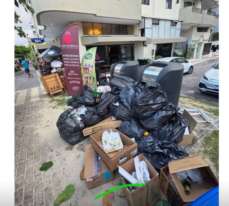 Vereador Yagan Dadam cobra revisão contratual após lixo na Rua 301 em Itapema