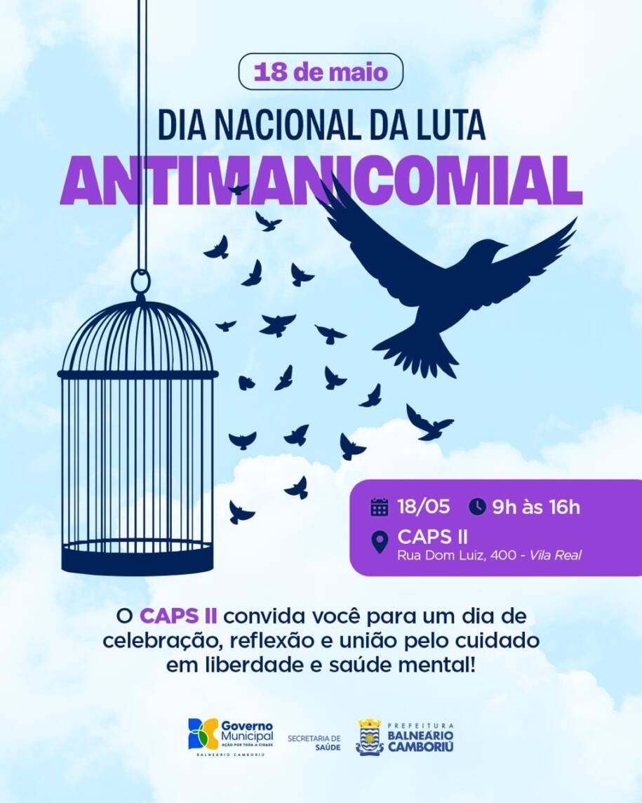 Balneário Camboriú celebra Dia Nacional da Luta Antimanicomial com eventos no CAPS II