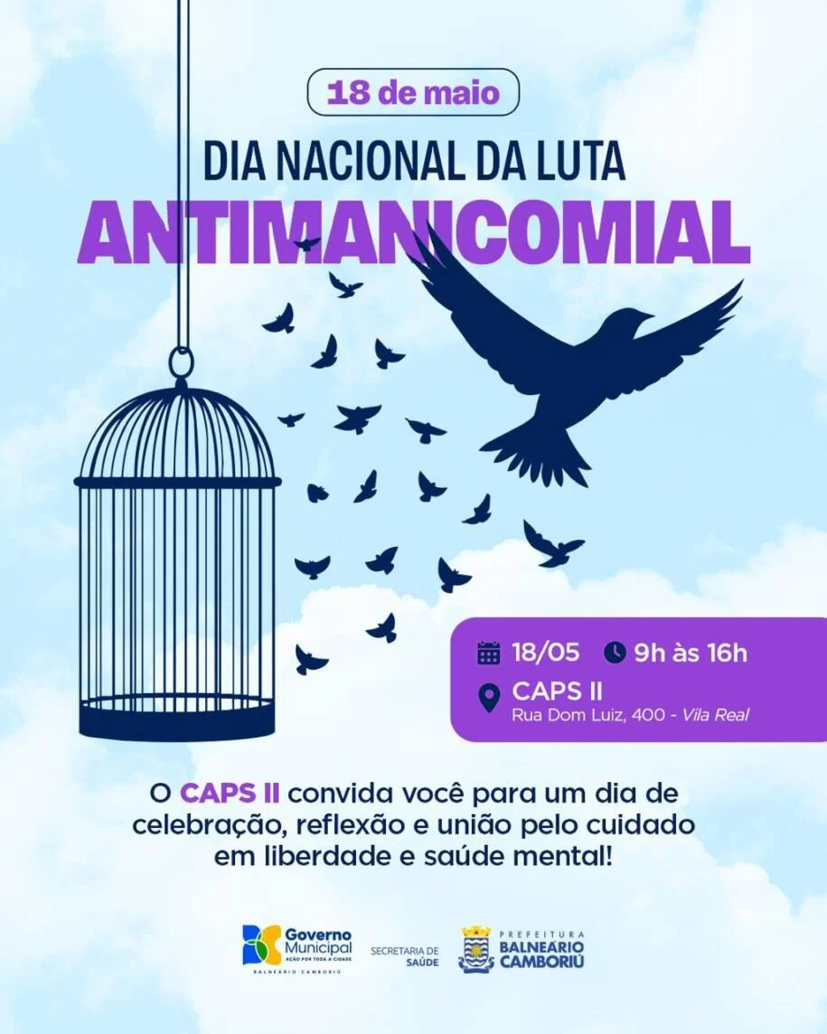 Balneário Camboriú celebra Dia Nacional da Luta Antimanicomial com eventos no CAPS II