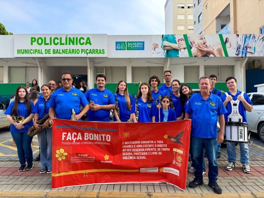 Balneário Piçarras realiza caminhada 'Faça Bonito' contra violência infantil