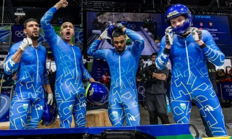 Brasil desafia gigantes do bobsled e chega à final olímpica em Pequim 2022