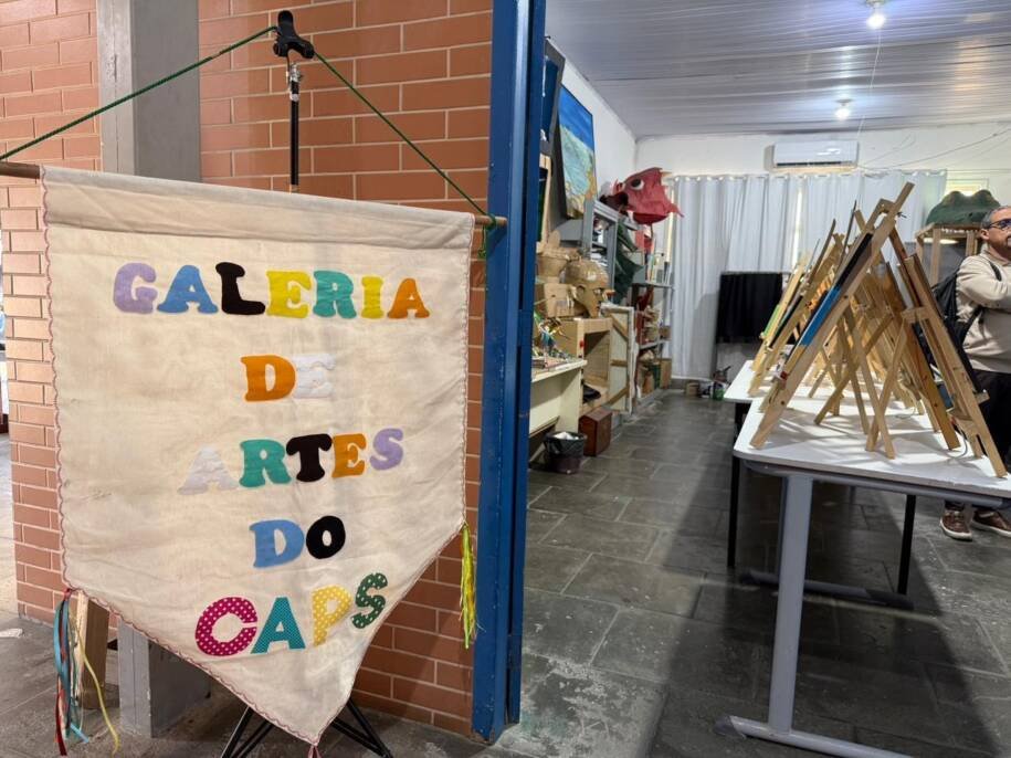 CAPS I de Itapema promove 1ª Mostra de Arte e destaca saúde mental em evento