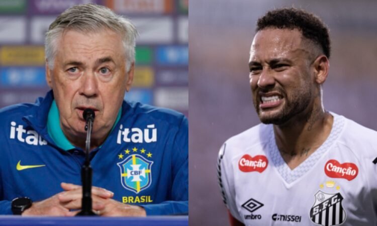 Carlo Ancelotti revela que convocação de Neymar depende de sua condição física