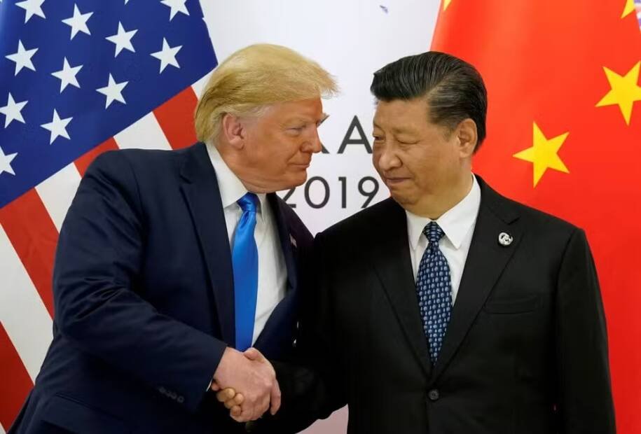 Donald Trump e Xi Jinping discutem tarifas e áreas de influência global