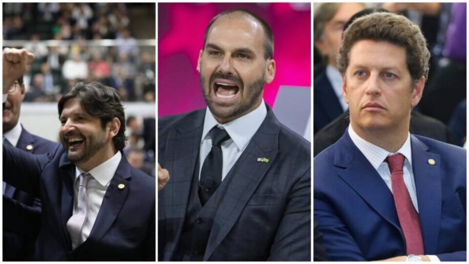 Eduardo Bolsonaro apoia André do Prado ao Senado em 2026 e gera polêmica