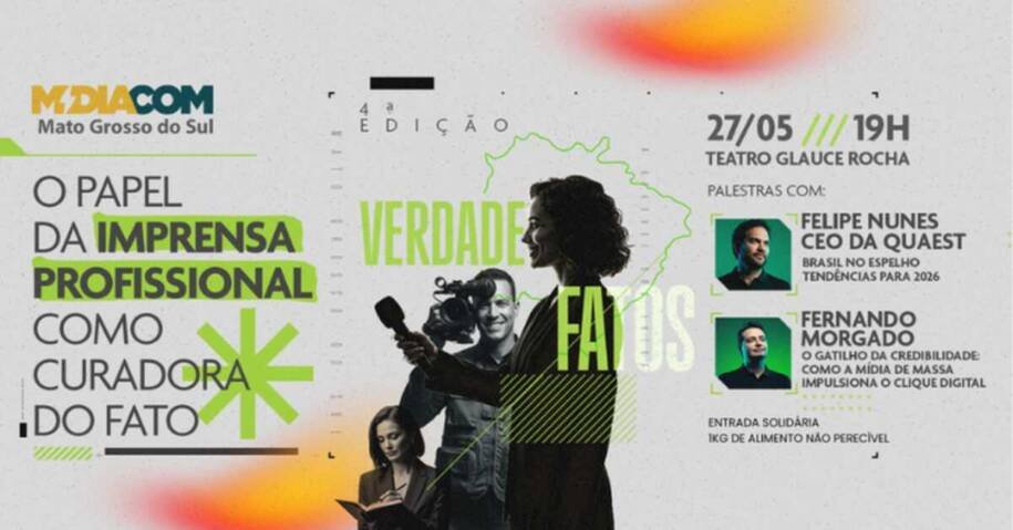 Felipe Nunes analisa futuro do Brasil no 4º Fórum da Midiacom em Campo Grande
