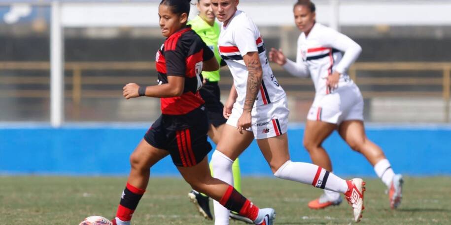 Flamengo conquista vitória sobre São Paulo e se aproxima do título no Brasileiro Feminino sub-20