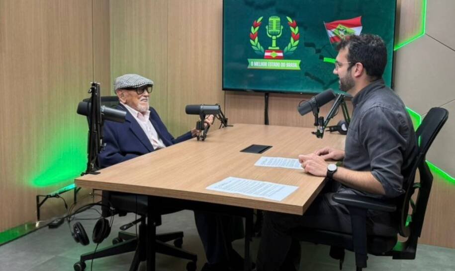 Glauco Olinger, 103 anos, revela segredos do agronegócio de SC no podcast