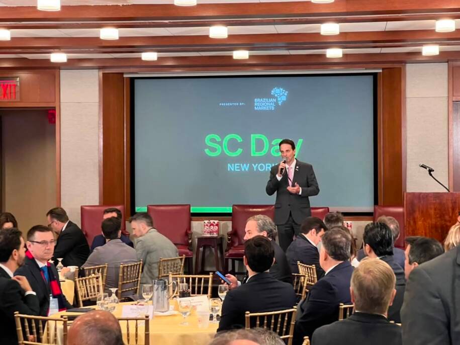 Governo de SC inaugura escritório da Invest SC em Nova York e atrai investidores