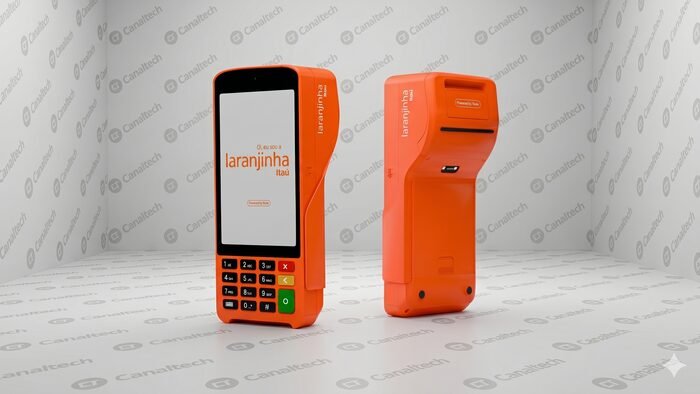 Itaú Unibanco lança maquininha laranjinha+ com cobrança por voz e revoluciona pagamentos