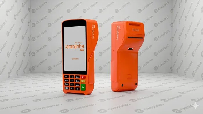 Itaú Unibanco lança maquininha laranjinha+ com cobrança por voz e revoluciona pagamentos