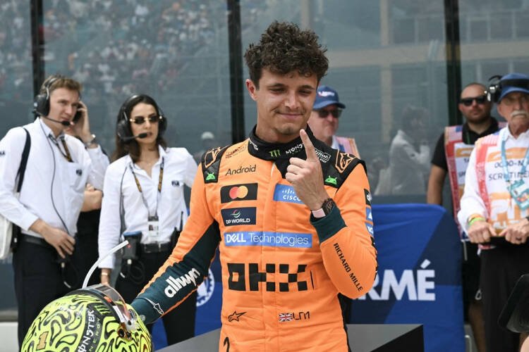 Lando Norris vence corrida sprint do GP de Miami e desbanca a Mercedes
