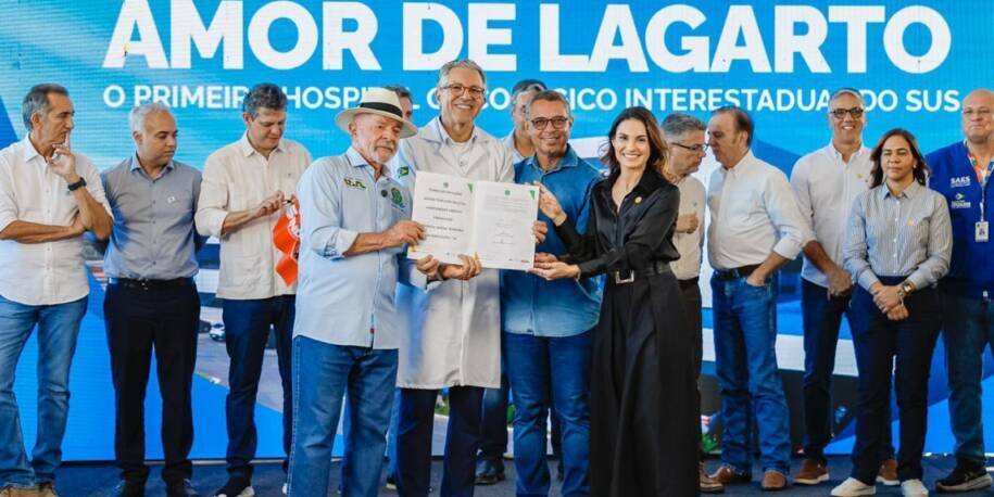 Lula visita Hospital do Amor em Sergipe e critica EUA por classificação de facções