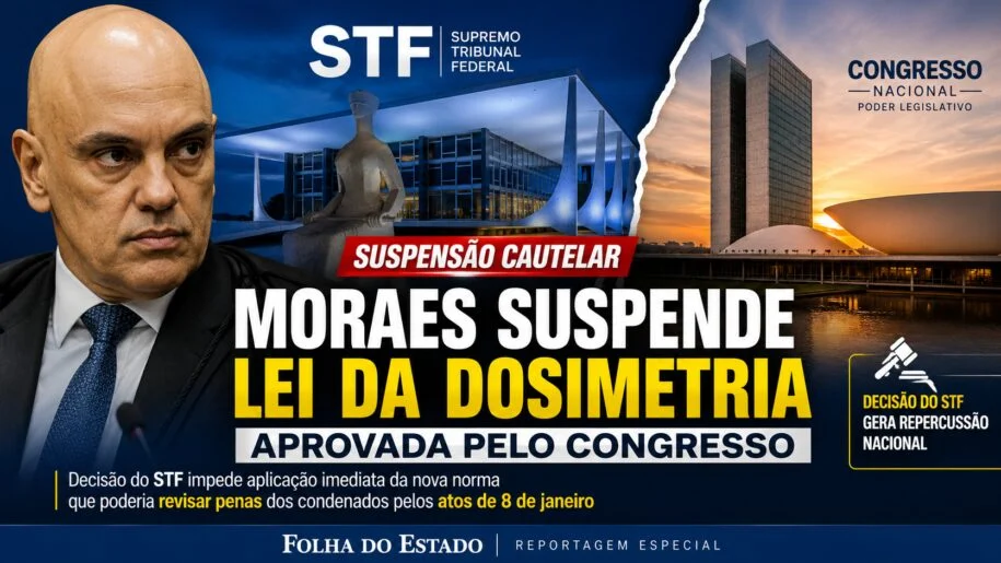 Ministro Alexandre de Moraes suspende Lei da Dosimetria e gera polêmica