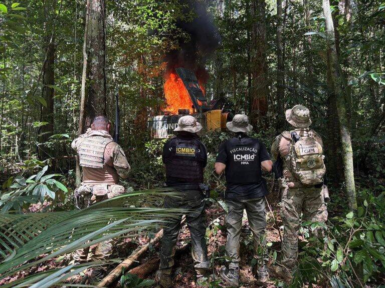 Polícia Federal intensifica operações contra garimpo ilegal no Amapá e gera apreensões