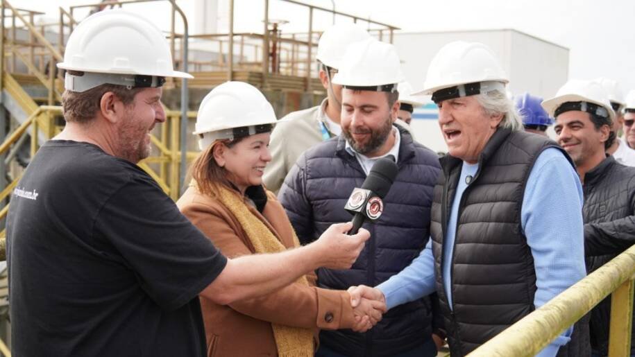 Prefeito Leonel Pavan visita ETE Ubatuba e projeta avanço histórico em Camboriú