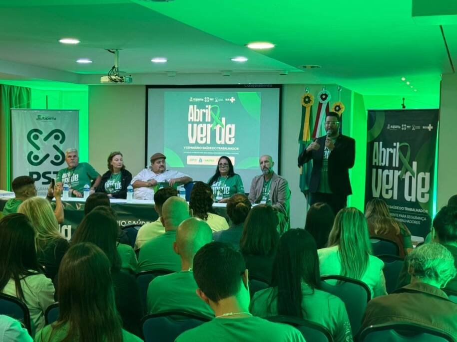 Prefeitura de Itapema realiza V Seminário Abril Verde e discute segurança no trabalho