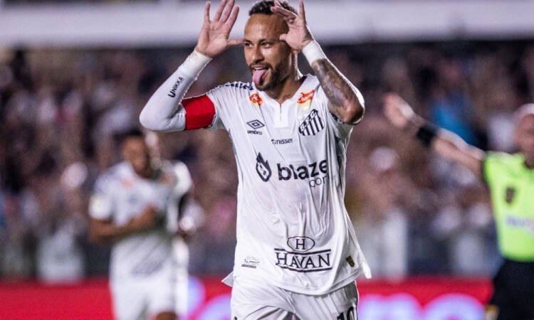 Santos empata com Deportivo Recoleta e Neymar brilha após briga com Robinho Jr.