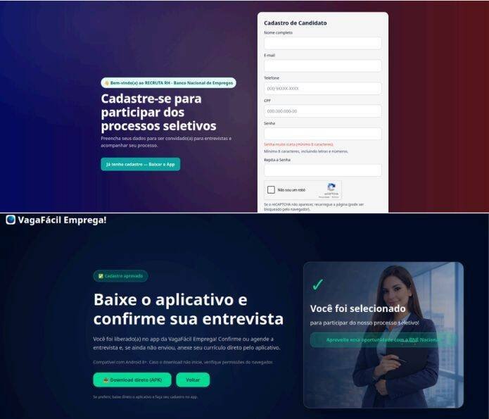 Tempest Security alerta: golpe RecrutaFraude usa vagas falsas para endividar brasileiros