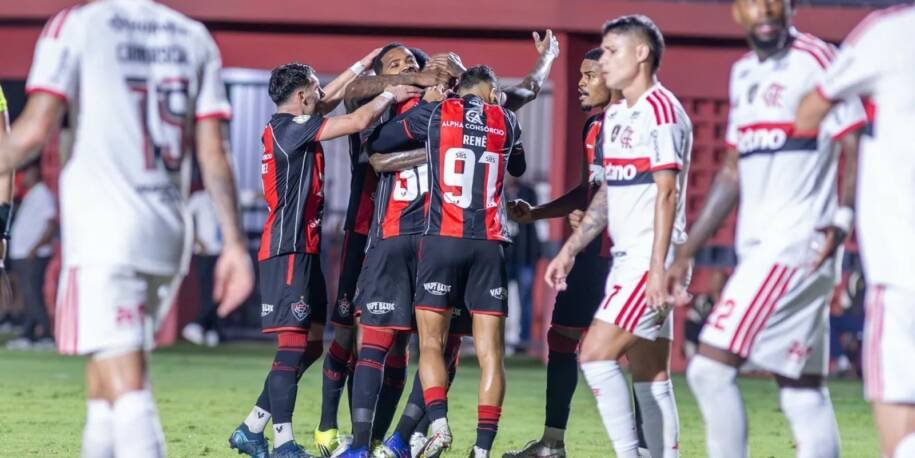 Vitória elimina Flamengo da Copa do Brasil com vitória surpreendente por 2 a 0