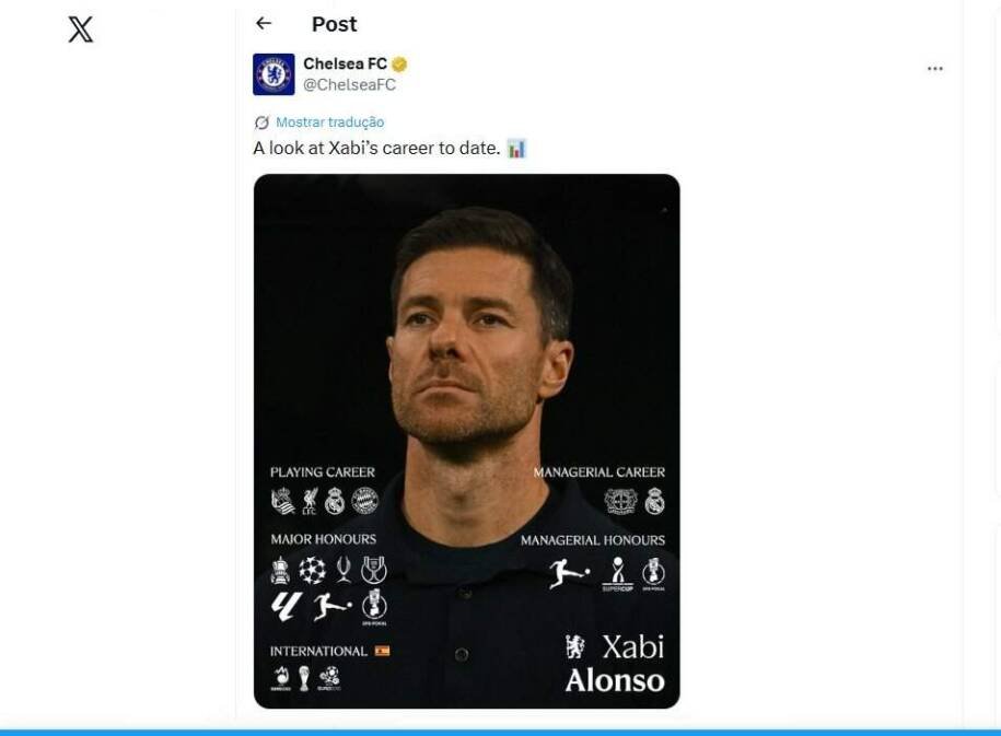 Xabi Alonso assume o Chelsea em 2026 após demissão do Real Madrid e promete títulos