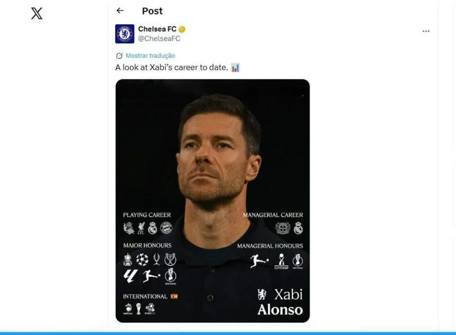 Xabi Alonso assume o Chelsea em 2026 após demissão do Real Madrid e promete títulos