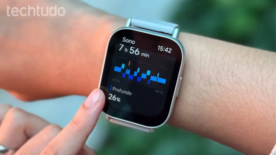 Xiaomi lança Redmi Watch 5 Active por R$ 220 com 18 dias de bateria e 140 modos esportivos
