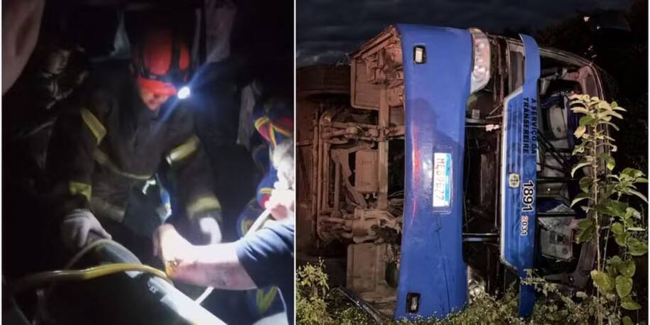 Acidente trágico: ônibus da ADEJU capota e deixa sete mortos no Ceará