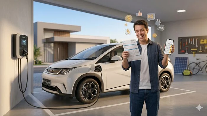 BYD e Chevrolet revelam custos surpreendentes de recarga de elétricos em casa