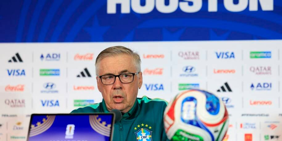 Carlo Ancelotti não revela escalação do Brasil antes de duelo decisivo contra Japão