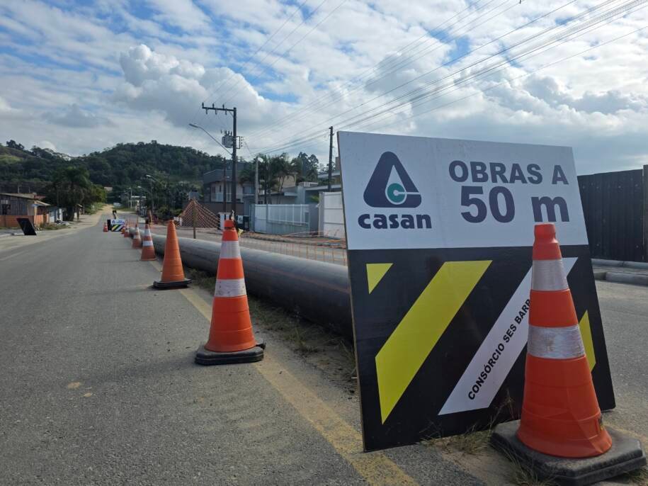Casan acelera obras de esgotamento em Barra Velha e gera expectativa
