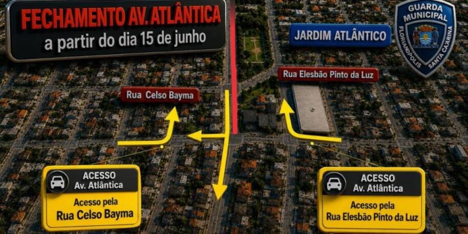 Casan inicia obras de R$ 2,3 milhões e gera interdições em Florianópolis