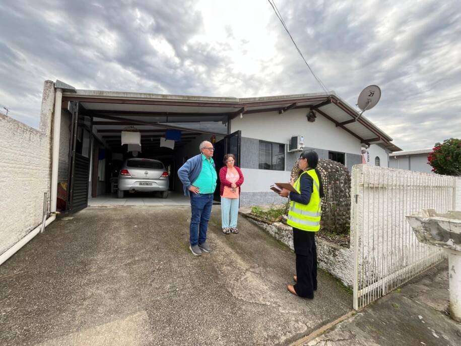Casan inicia visitas no Bairro Progresso e promete melhorias no esgoto em Rio do Sul