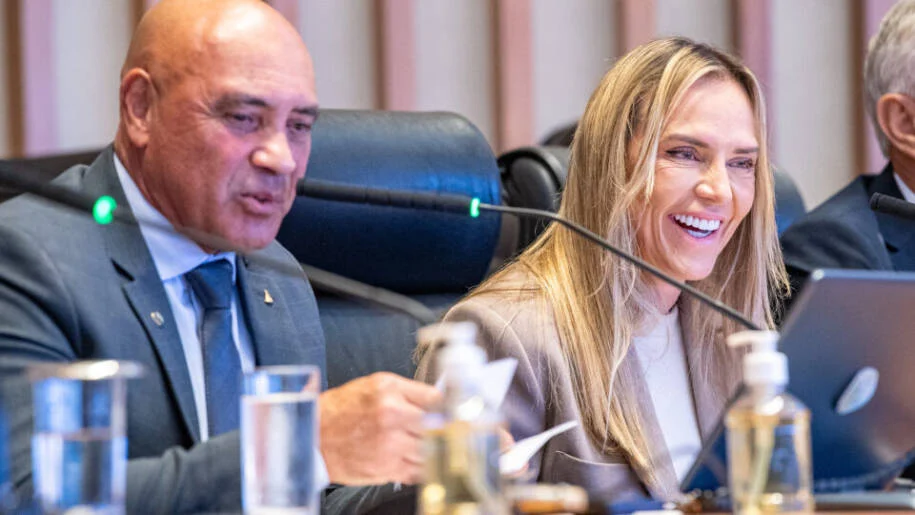 Celina Leão agradece Wellington Luiz em meio a crise no MDB-DF e intervenção à vista