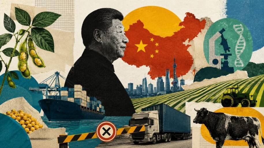 China impõe novas regras e ameaça exportações de soja e carne do Brasil