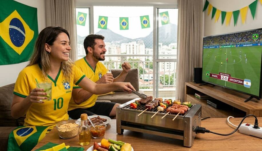 Churrasqueira elétrica Arno e Philco revelam dicas para economizar na Copa