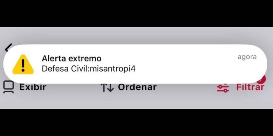 Defesa Civil enfrenta investigação após alerta sonoro sobre misantropia