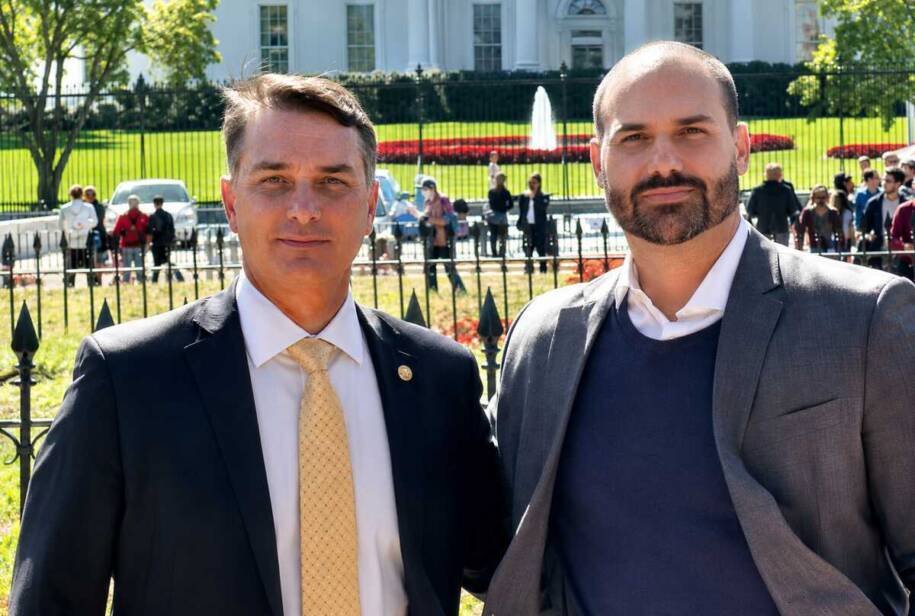 Eduardo Bolsonaro pede rompimento com Novo após Zema chamar Flávio de bandido
