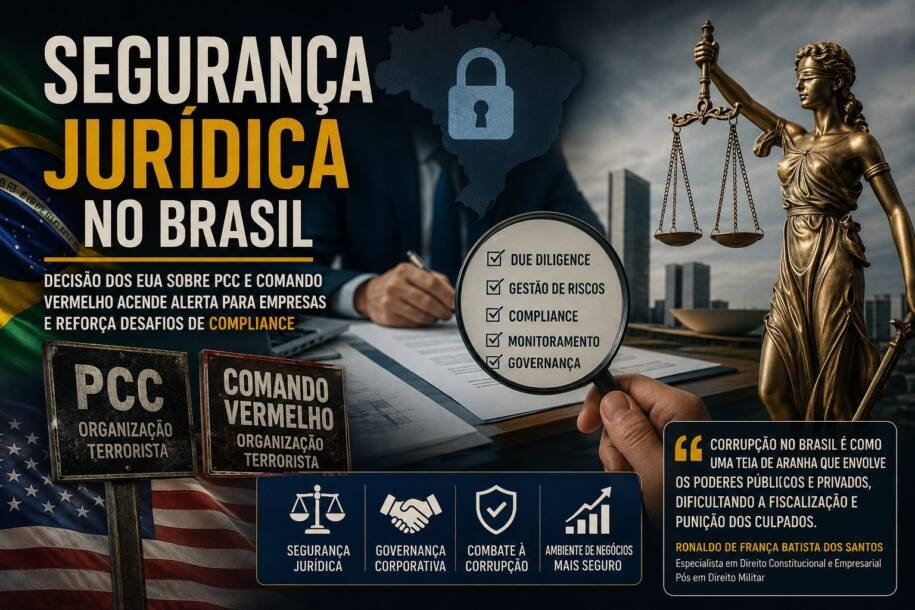 EUA classificam PCC e Comando Vermelho como terroristas e impactam empresas brasileiras