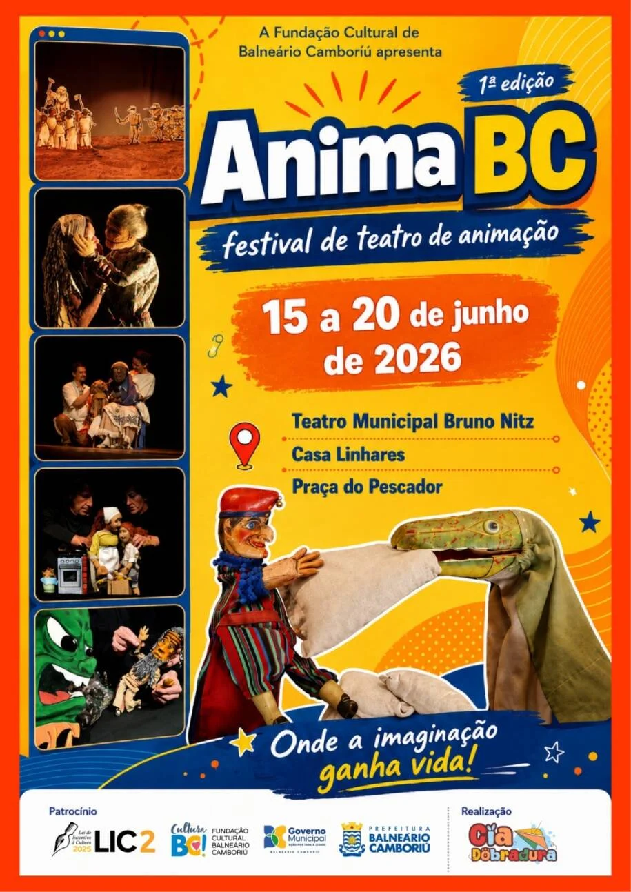 Festival Anima BC transforma Balneário Camboriú com programação gratuita e intensa