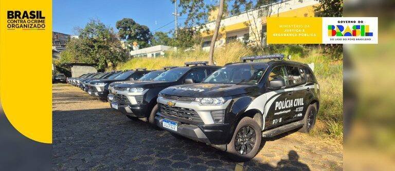 Fundo Nacional de Segurança Pública entrega 270 viaturas e reforça segurança em MG e SP