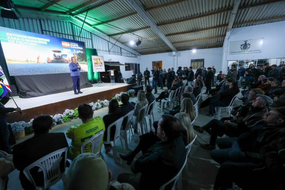 Governador Jorginho Mello autoriza R$ 16,8 milhões em obras em Piratuba